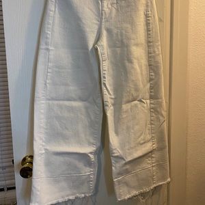 High rise wide leg jeans